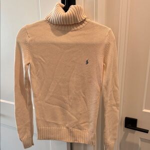Ralph Lauren Beige Turtleneck Sweater
